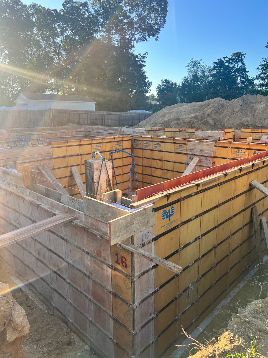 Foundation for Azores Concrete L.T.D. in Port Jefferson Station, NY