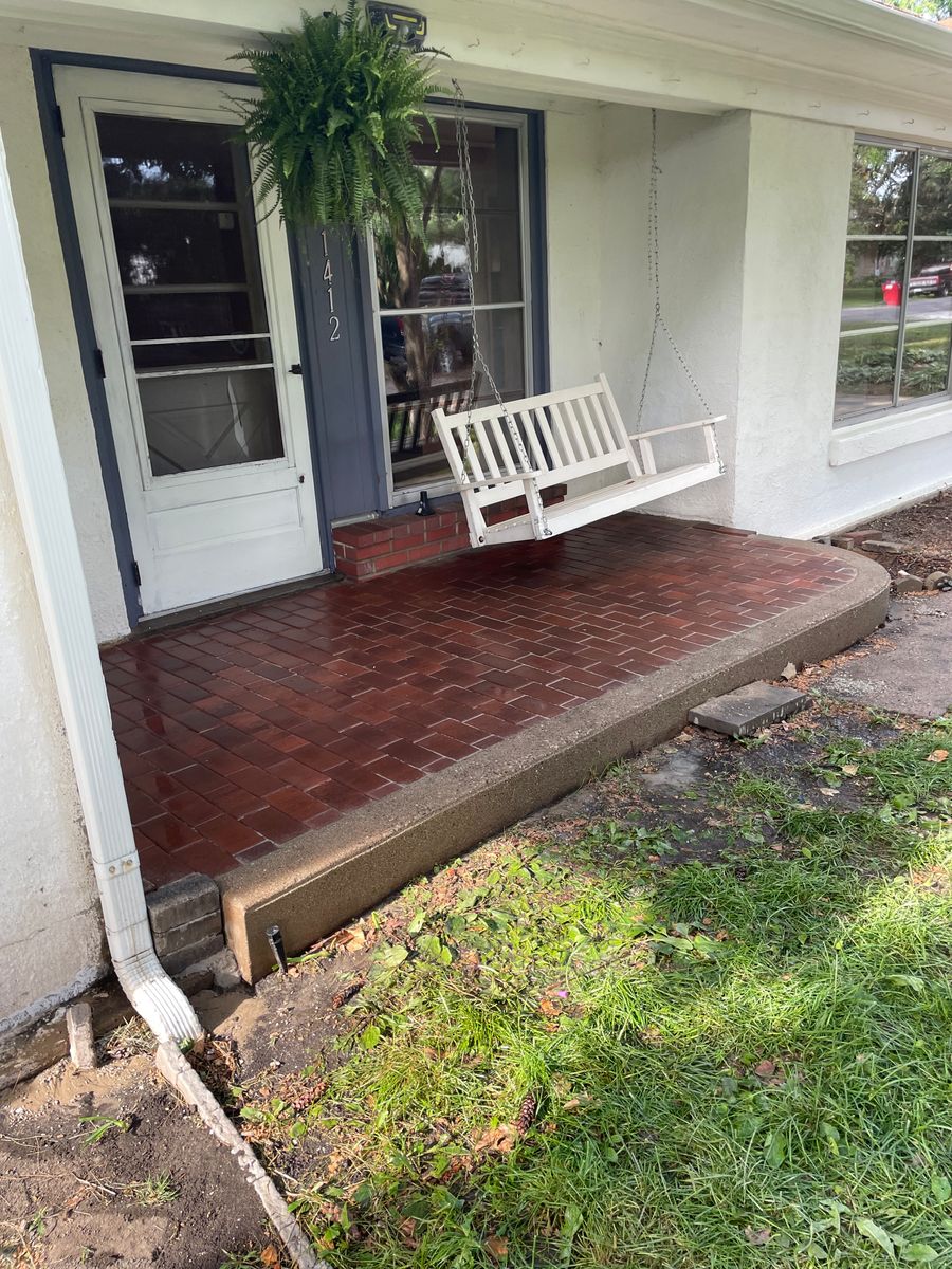 Hardscape Installation for MDR Landscaping in Urbana, IL