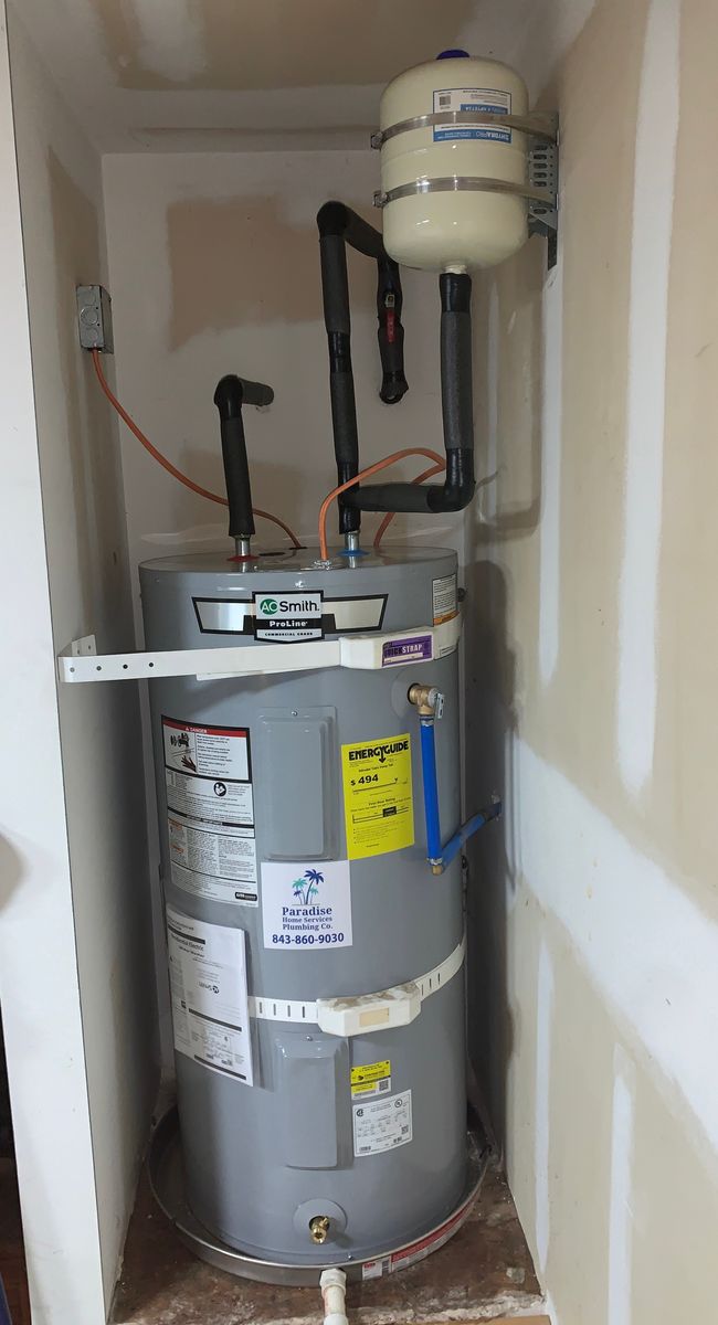 Water Heater Installation and Repairs for Paradise Home Services, Licensed Plumbing Co. in Daniel Island, SC