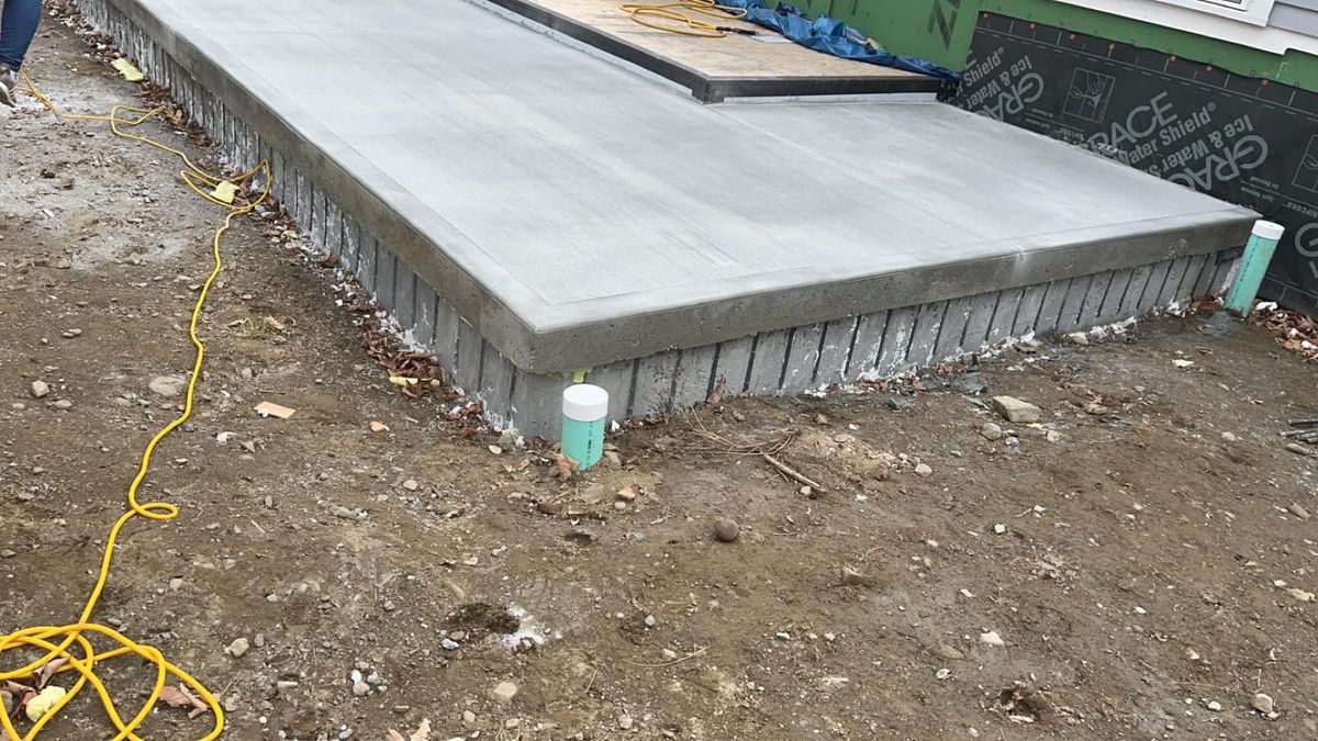 Concrete for LeClaire Flatworx in Bomoseen, VT