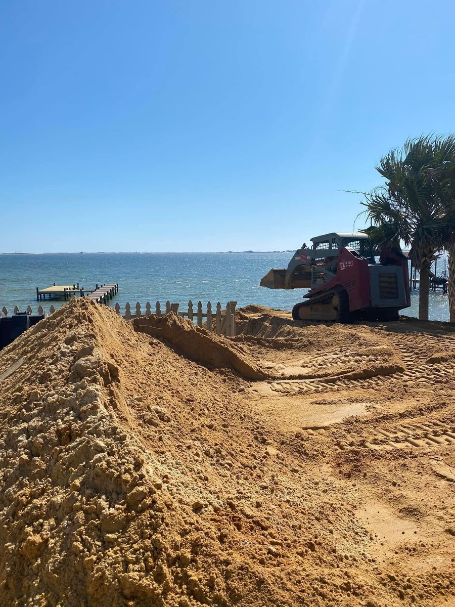 Site Preparation for Dirt for Sale-Dirt Worxs Inc in Navarre, FL