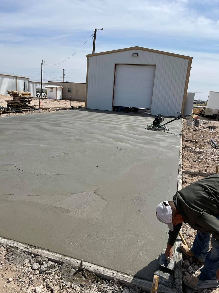 Commercial Concrete for DeLeon's Concrete in Odessa, TX