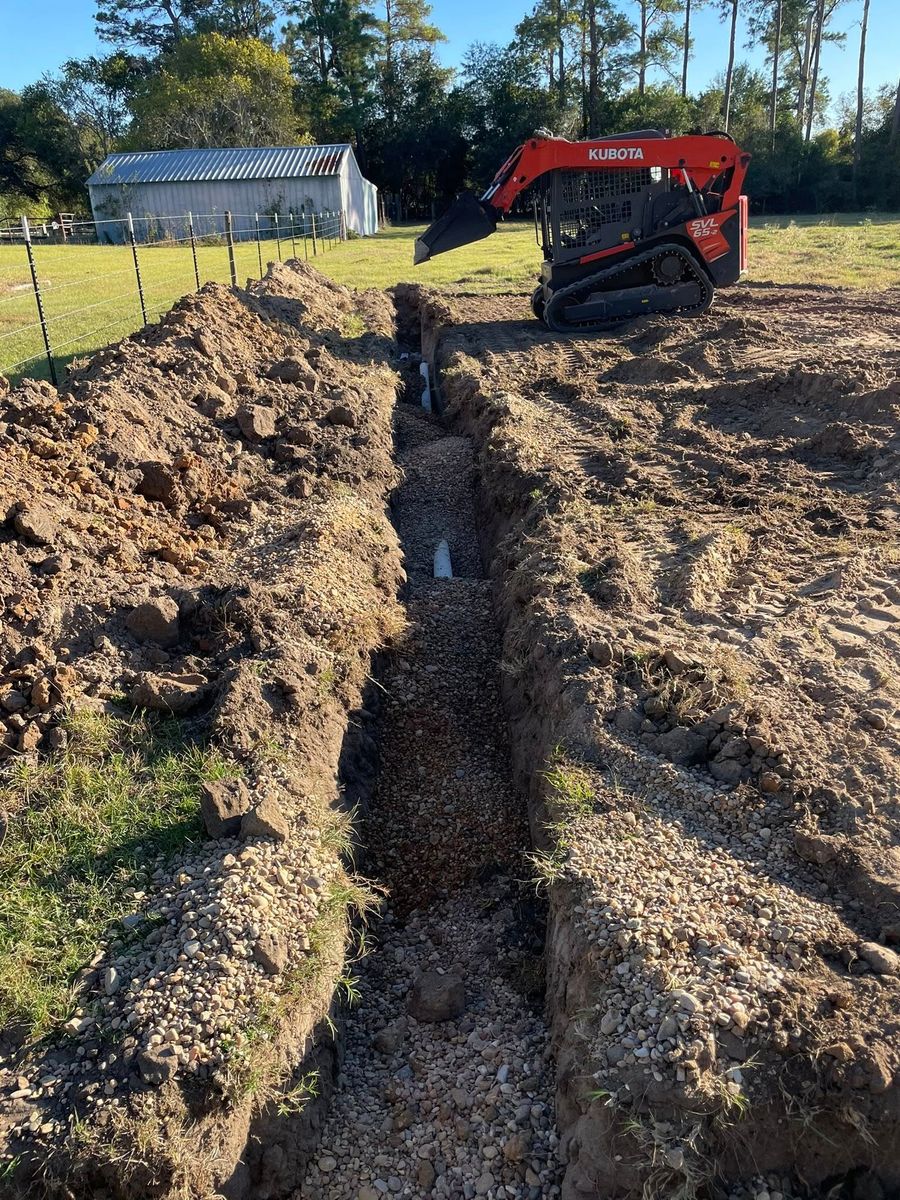 Leveling for Landers Ranch Services in Anderson, TX
