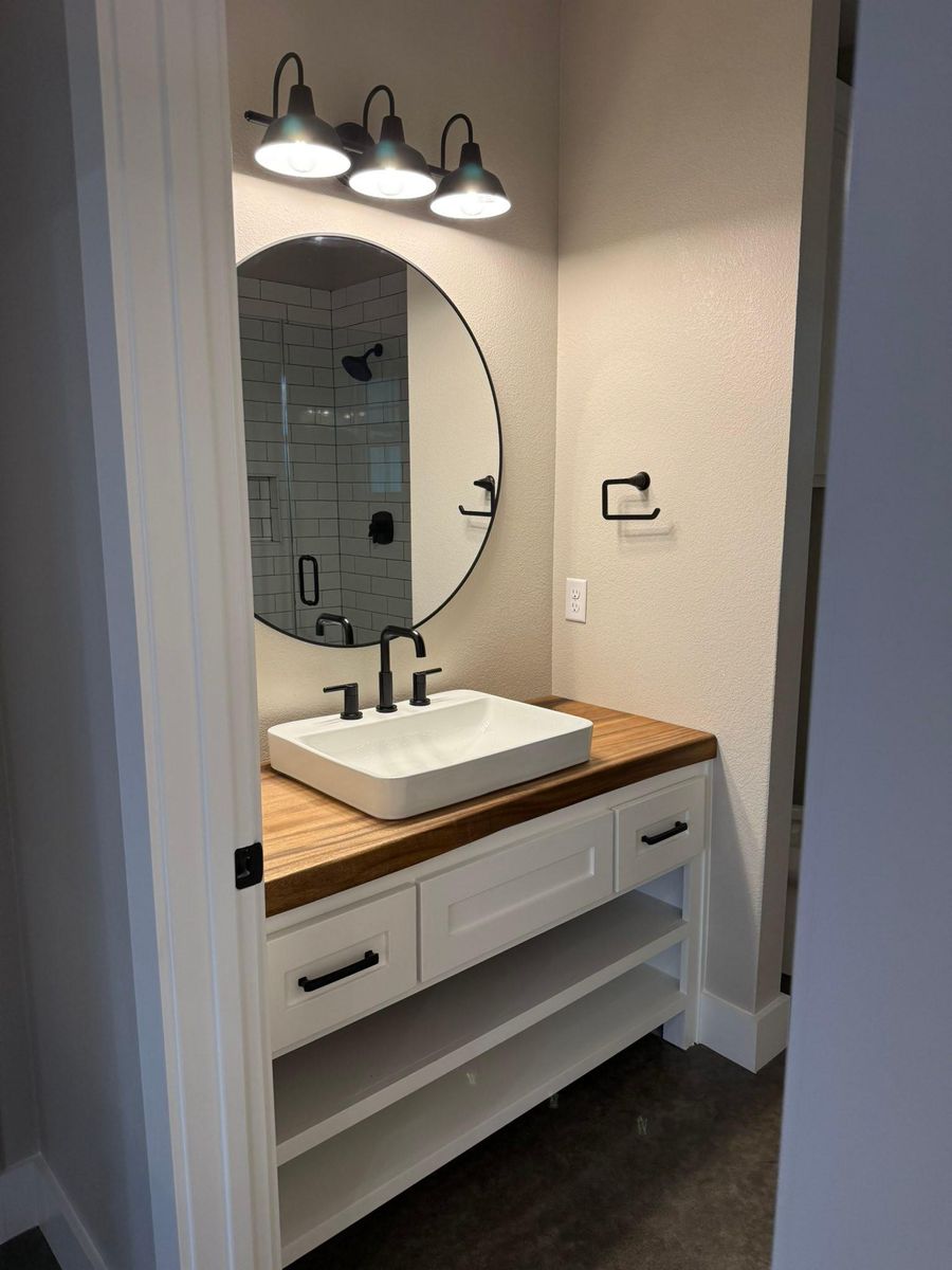 Bathroom Renovation for CWC Custom Homes & Barndominiums in Snook, TX