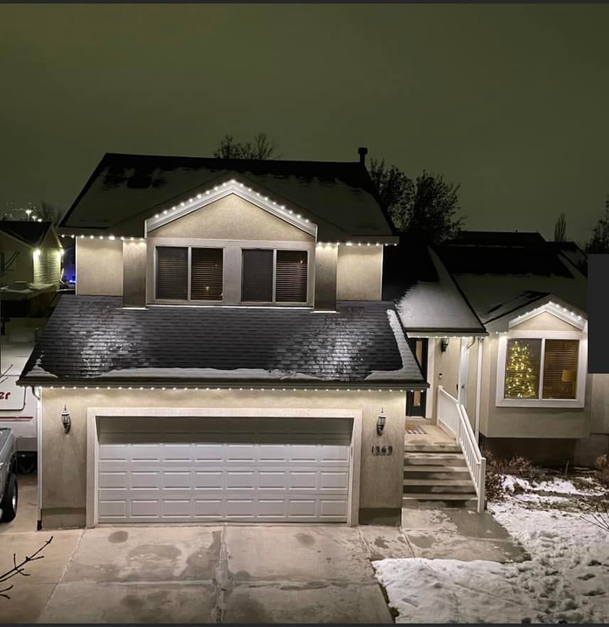 Custom Lighting Installation for A&C Roofing Specialist in Fayetteville, Georgia