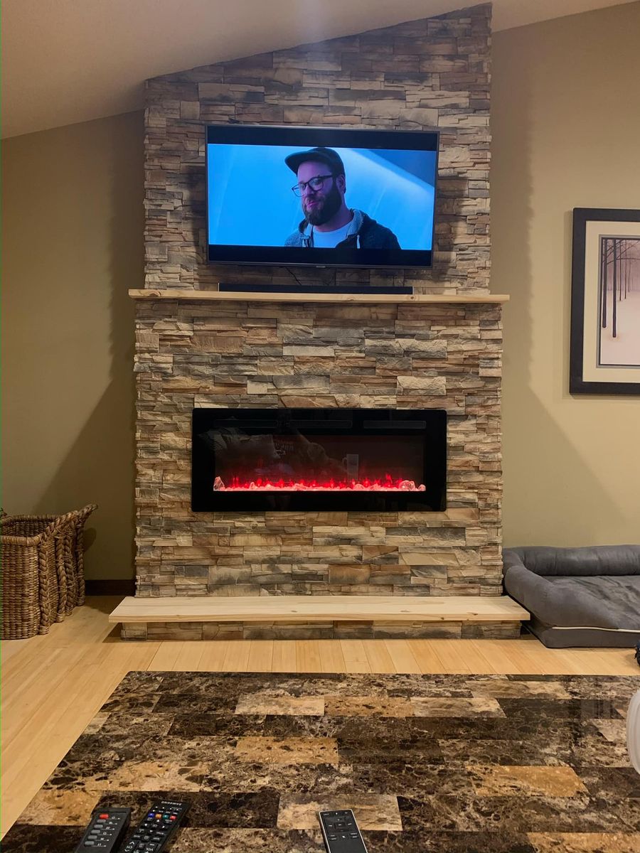 Fireplace Installation for Elite Fire & Stoneworks in Hawley, MN