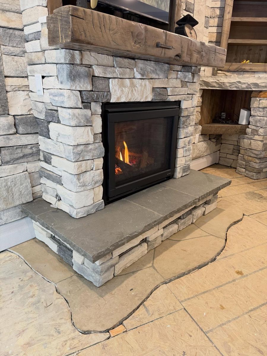 Fireplace Installation for EHJP Masonry in Silverthorne, CO