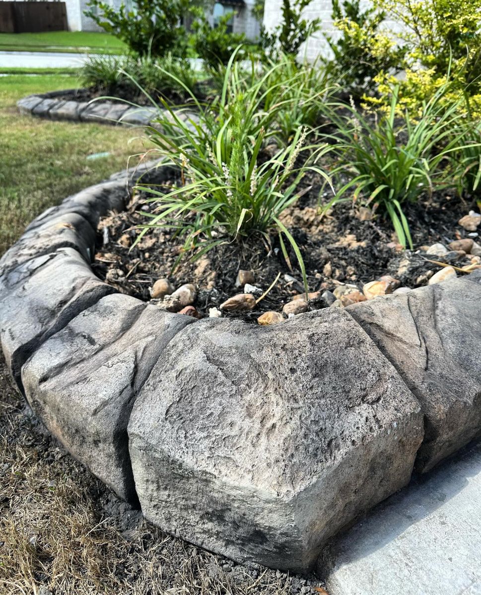 Landscaping for Texas Curb N Borders in Houston, TX