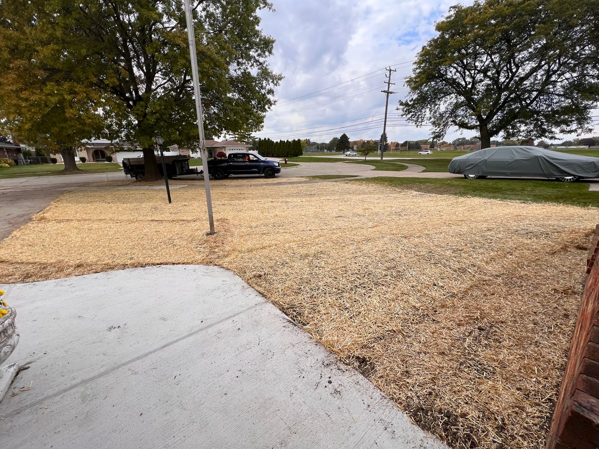 Seeding for Alltimate Outdoor Services in Warren, MI