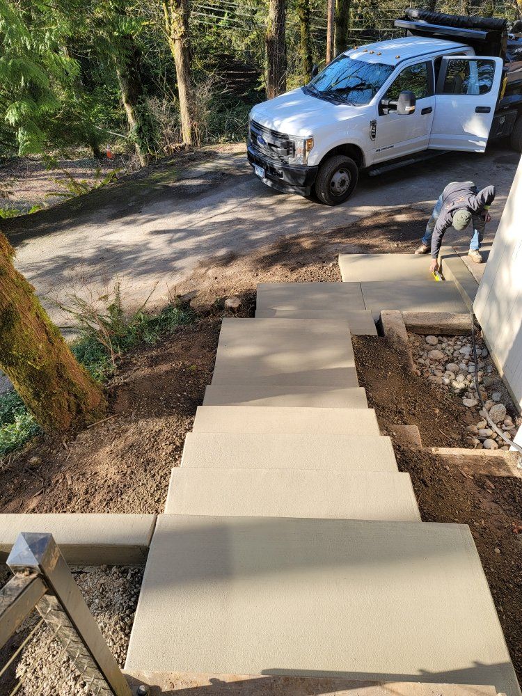 Sidewalk Installation for Oasis Concrete LLC in Sherwood, OR