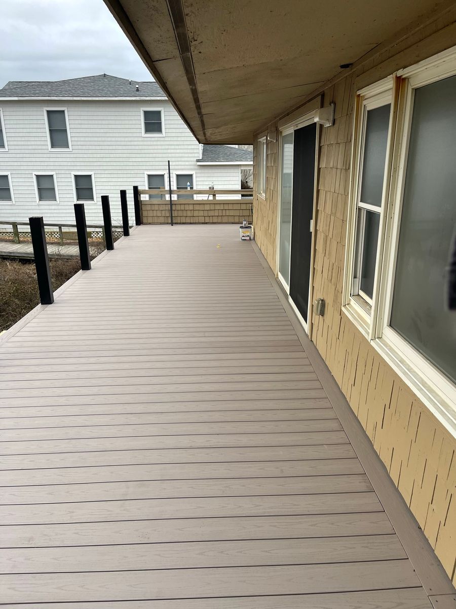 Deck & Patio Installation for Salt Side Construction in The Outer Banks, NC