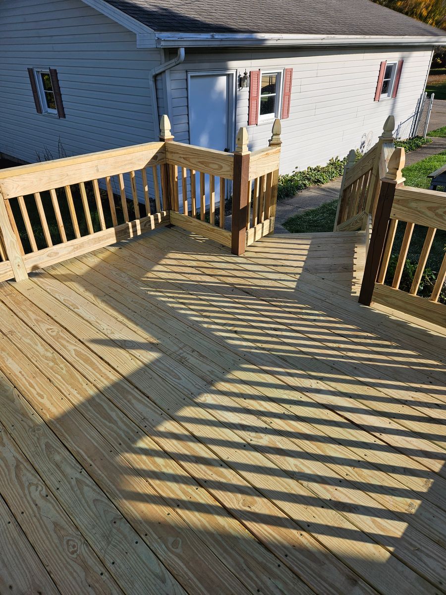 Decks for John Colvin's Home Improvement in Modoc,  IN