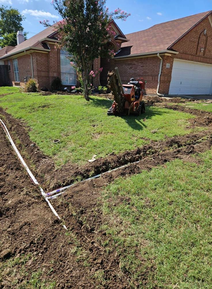 Irrigation System Design & Install for Keen Precision Irrigation in Justin, TX