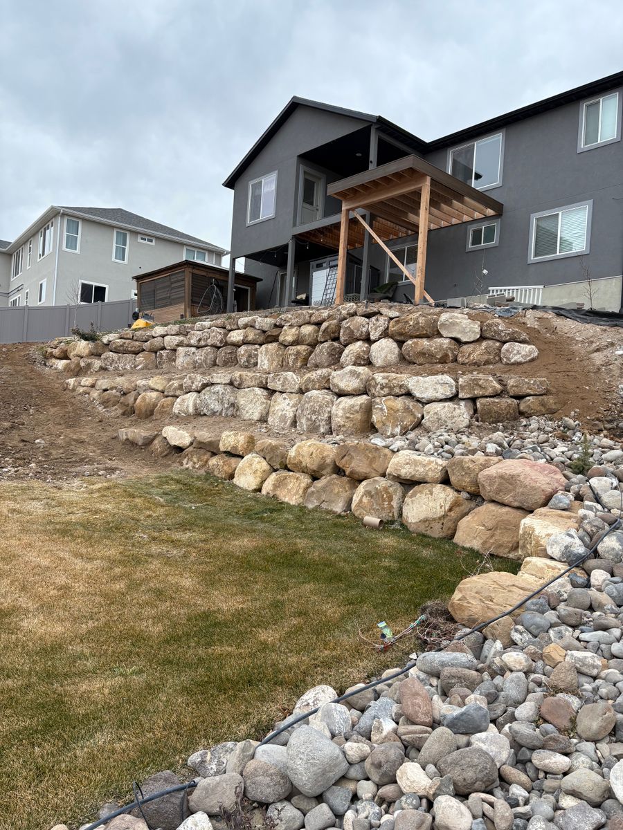 Site Preparation for Premier Rockwall & Excavating in Utah County, UT