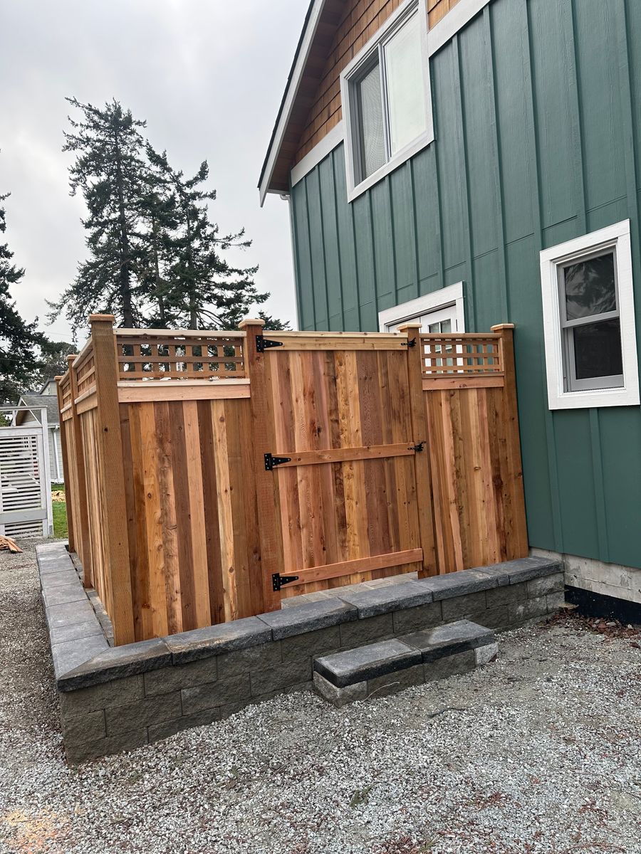 Gate Installation for McBride and Sons Fence in Camano, WA