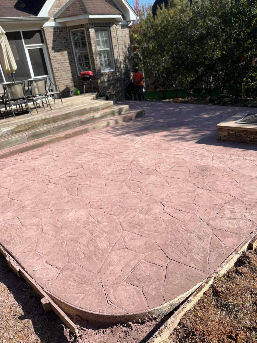 Patio Design & Installation for EC Concrete in Kernersville, NC