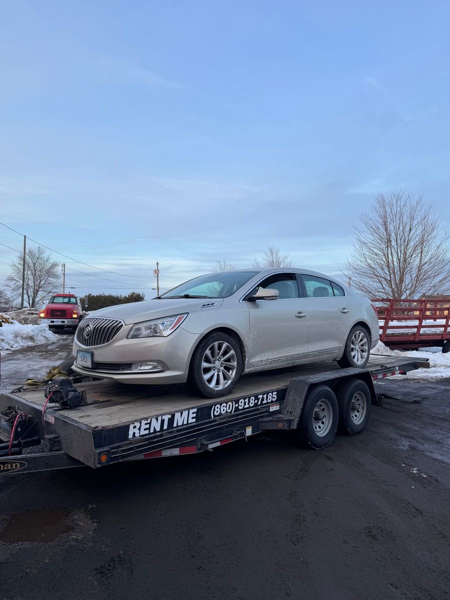 Tilt Deck Car Hauler for Chapman Rentals in Ellington, CT