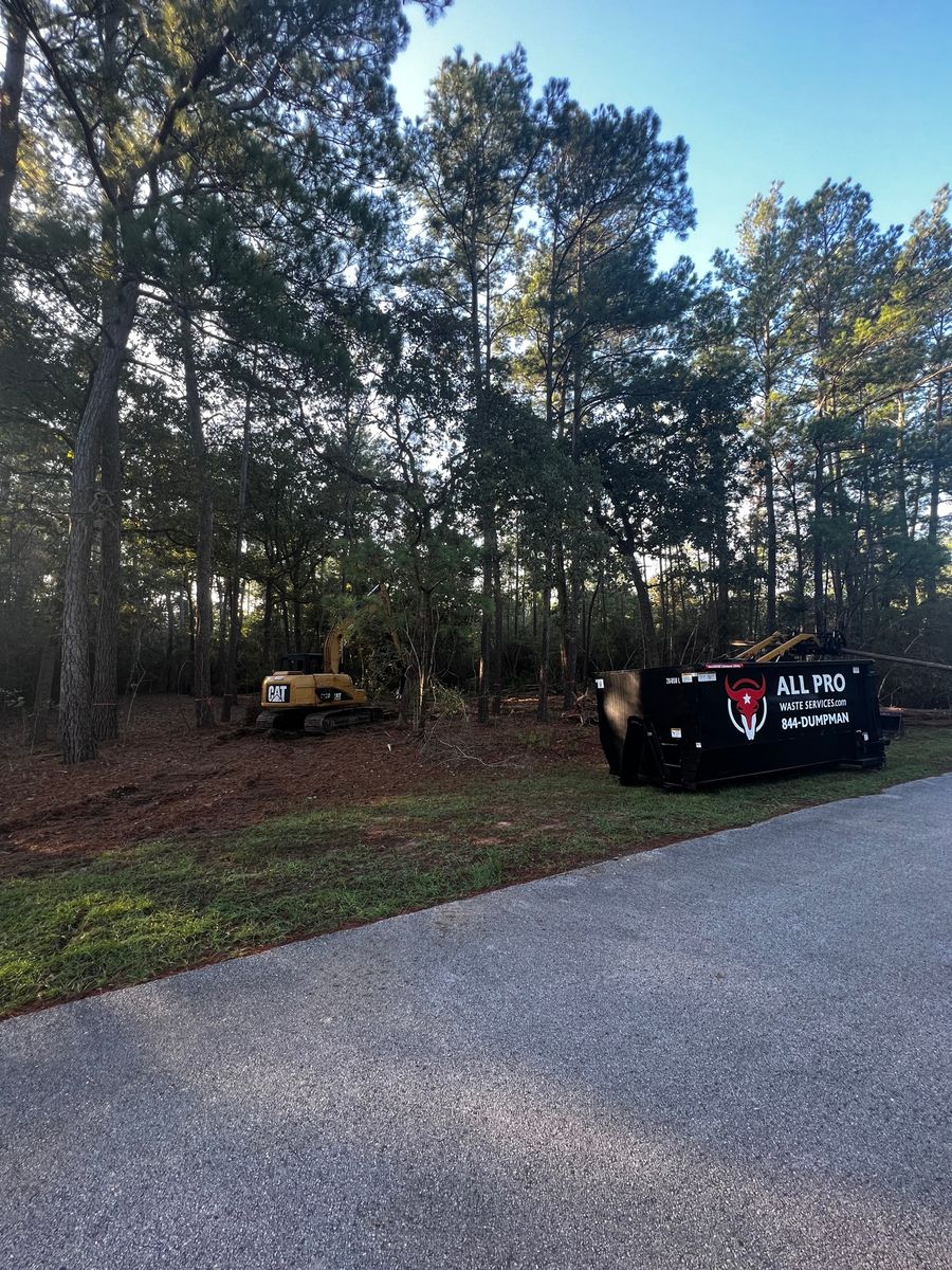 Land Clearing for Arnold Construction in Magnolia, TX