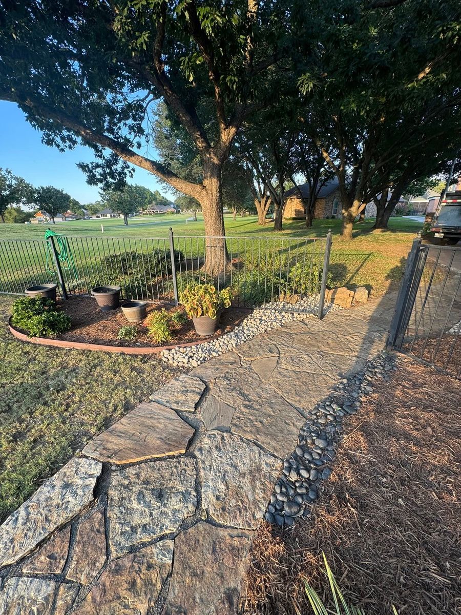 Landscape Design for Stonewood Outdoor Services in Arlington, Texas