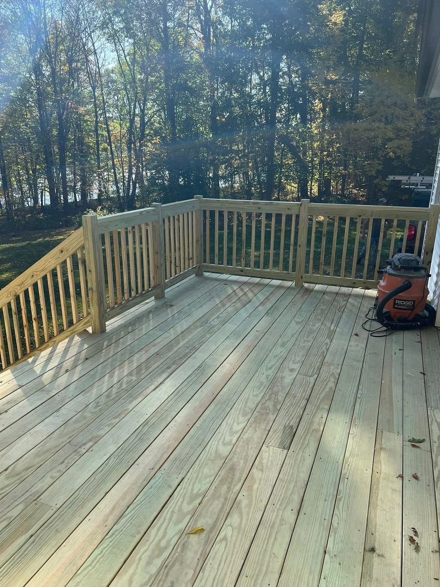 Deck & Patio Installation for The Finish Group in Bangor, ME