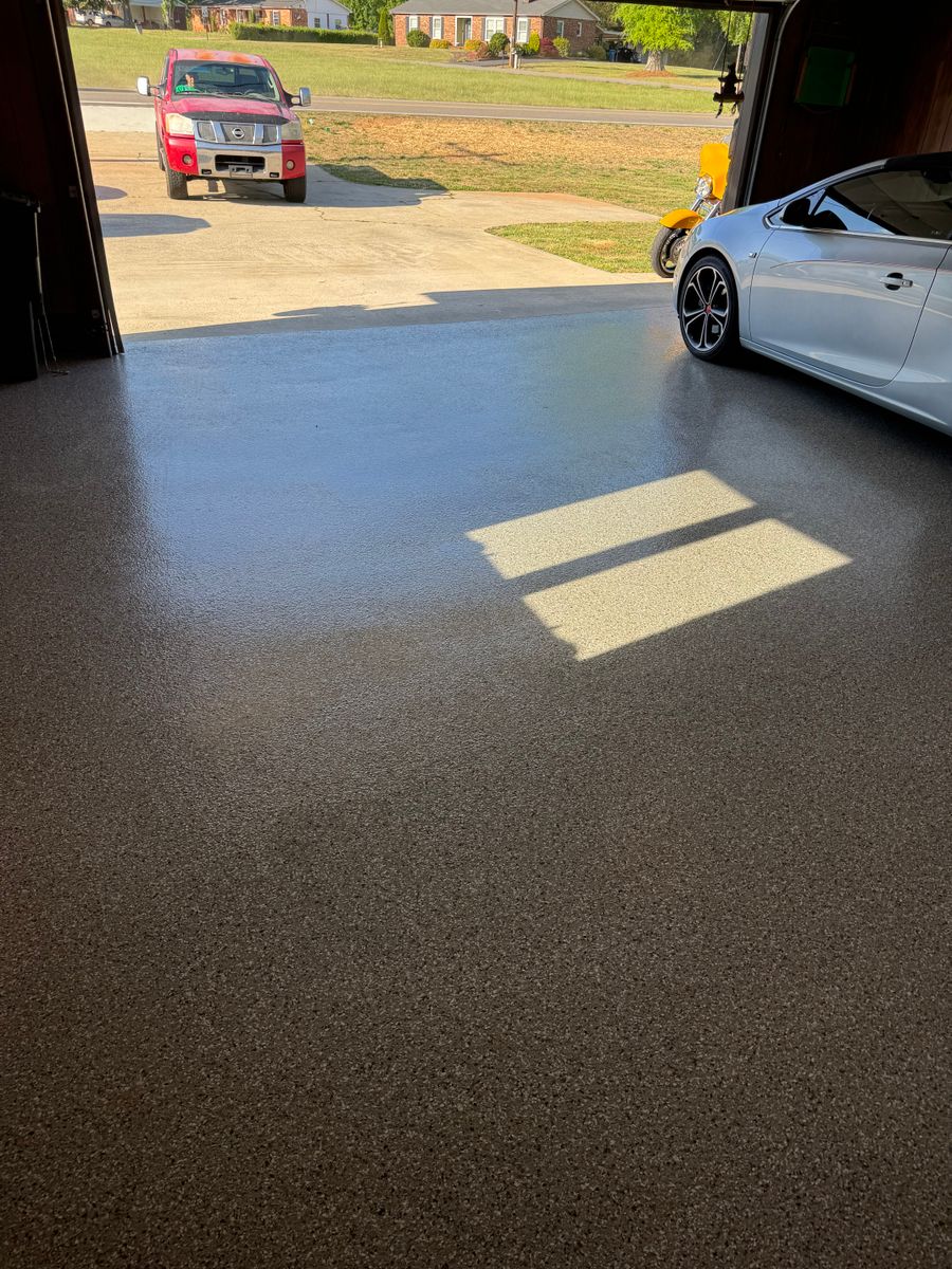 Epoxy Flake System for Mitchell’s Concrete Coatings in Taylorsville, NC