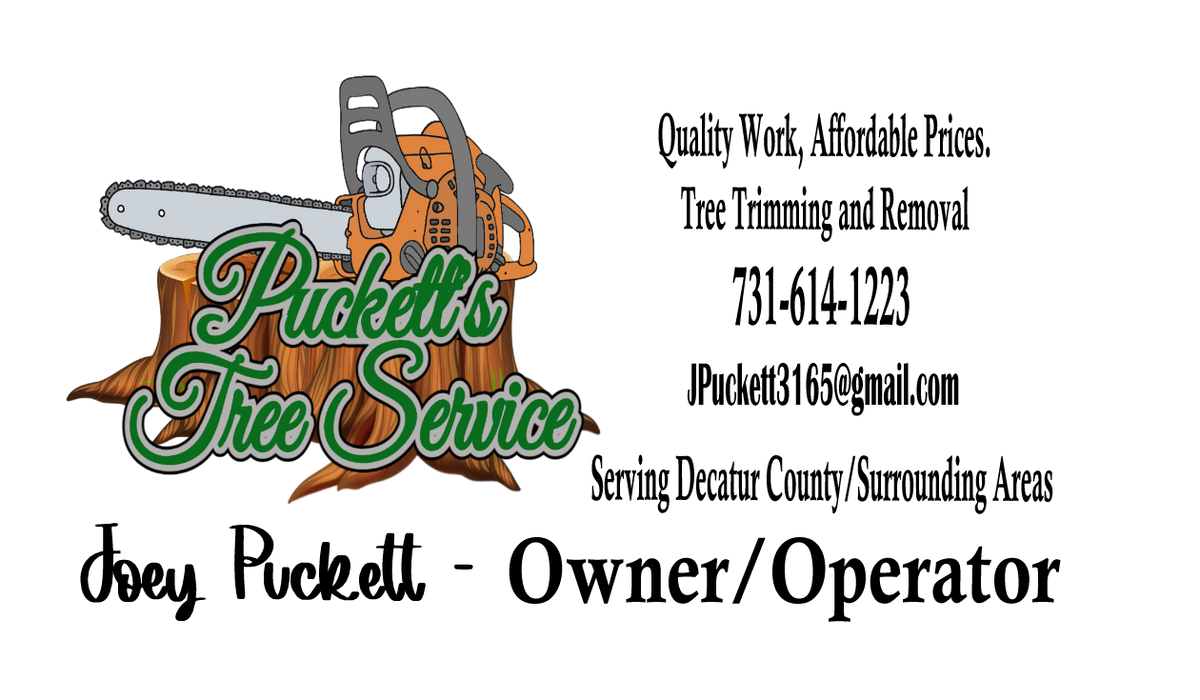 Tree Trimming for Puckett's Tree Service in Decatur County, TN