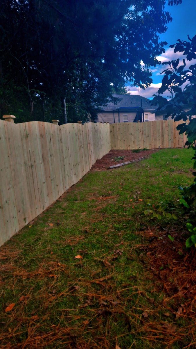 Fence Installation for JB Nealy Fence in Elgin, SC