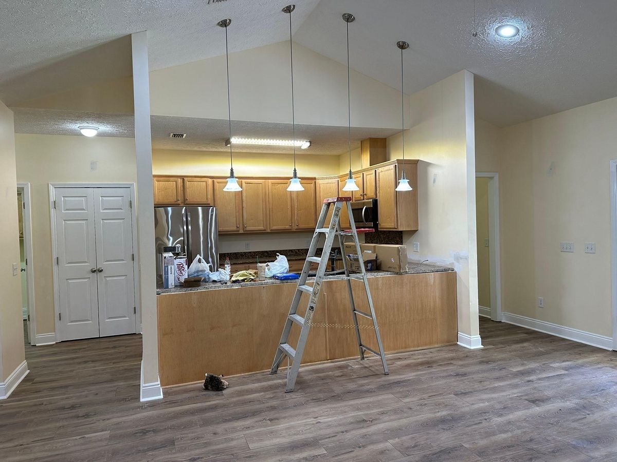 Kitchen and Cabinet Refinishing for Walls N All Painting in Panama City, FL