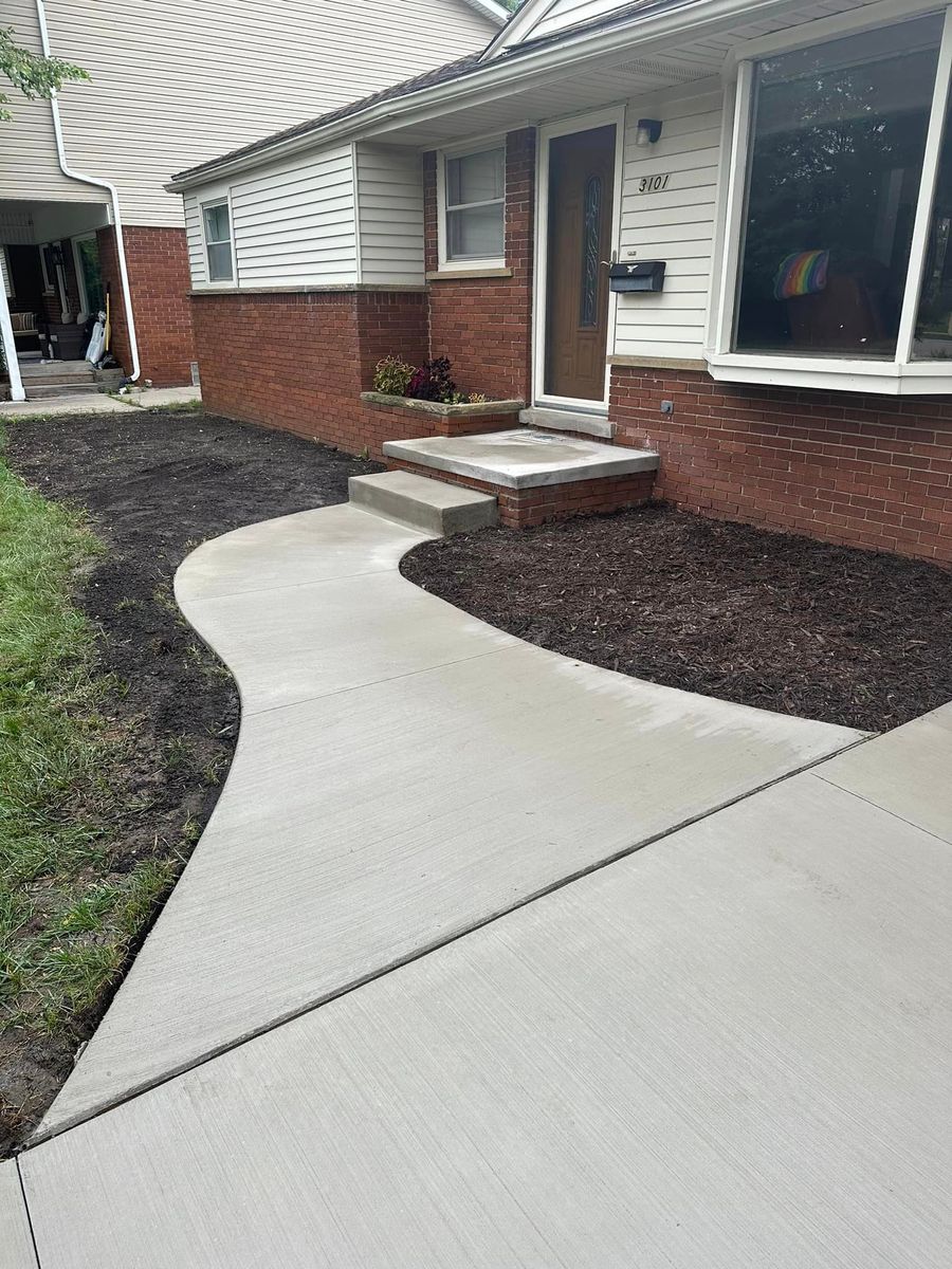 Stair Design & Installation for D.R. Concrete  in Lincoln Park, MI