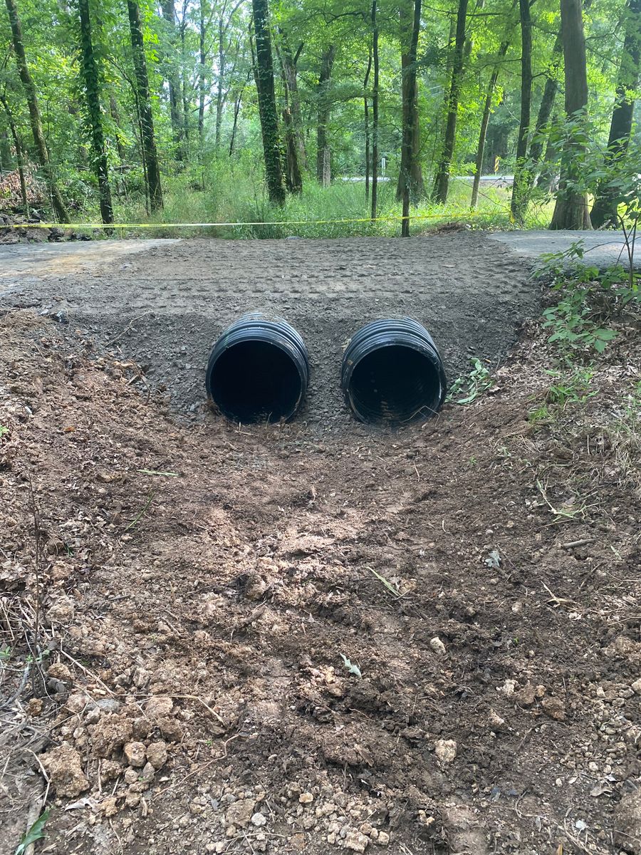 Culverts for Daniel's Dumpsters & Land Improvements in Monroe, LA