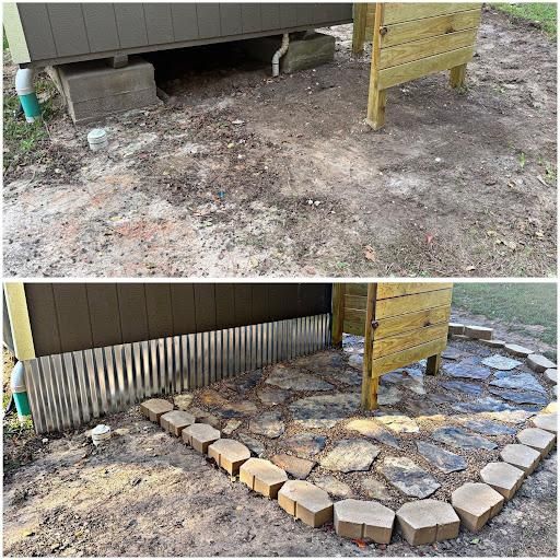 Rock Beds for JT’s Landscaping in Tyler County, TX