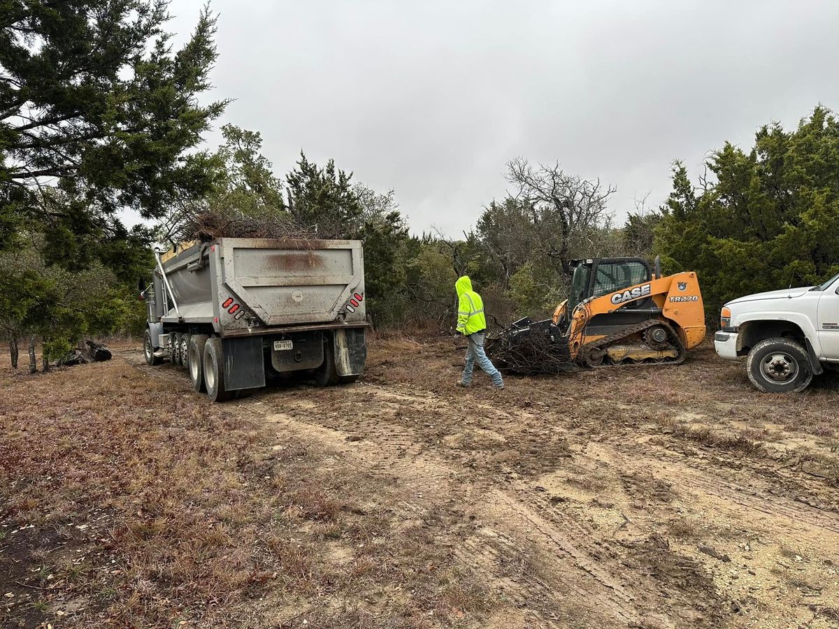 Land Clearing for CrossCut in Kempner, TX