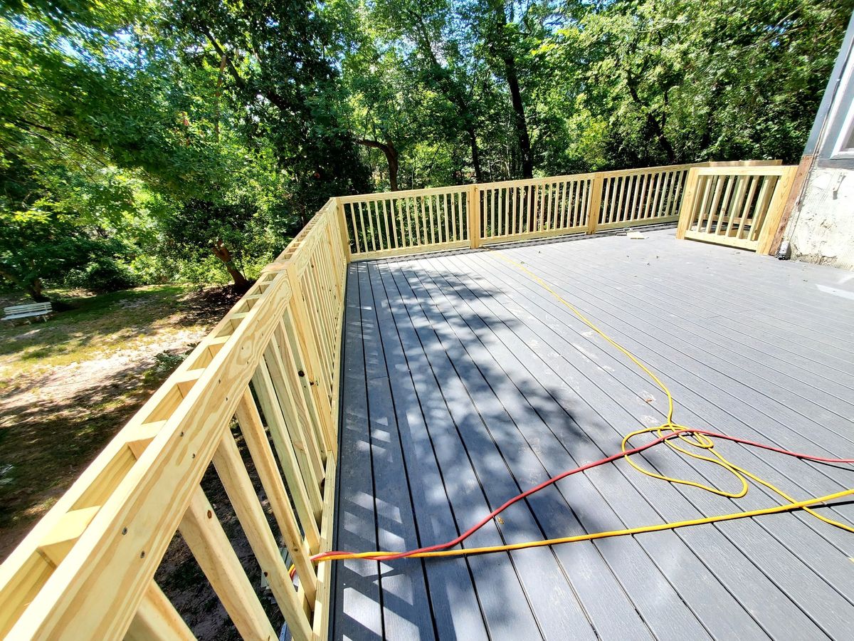 Deck & Patio Installation for Big Brother Builders Construction in Houston, TX