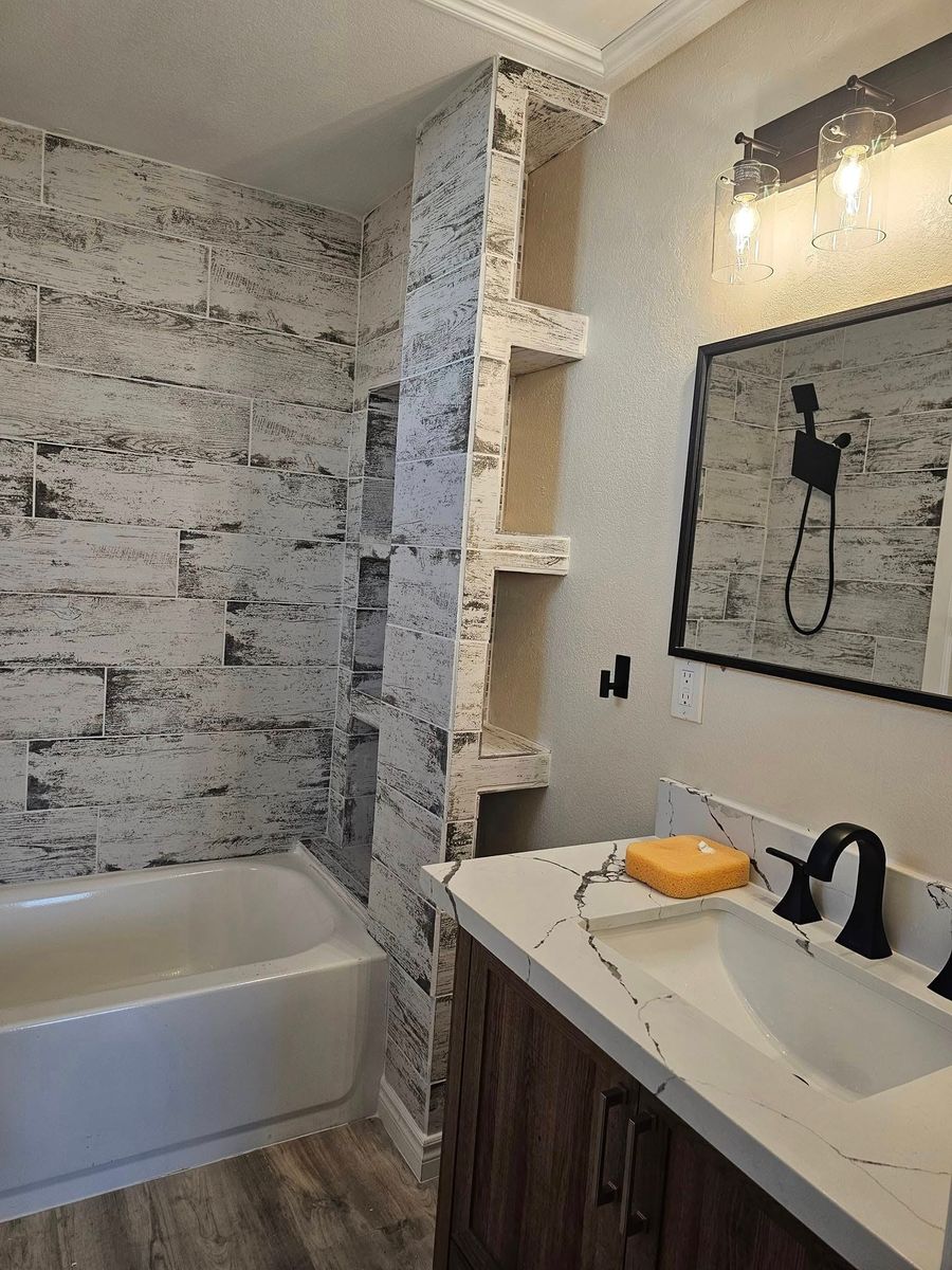 Bathroom Renovation for KDM Building & Construction in Barstow, CA