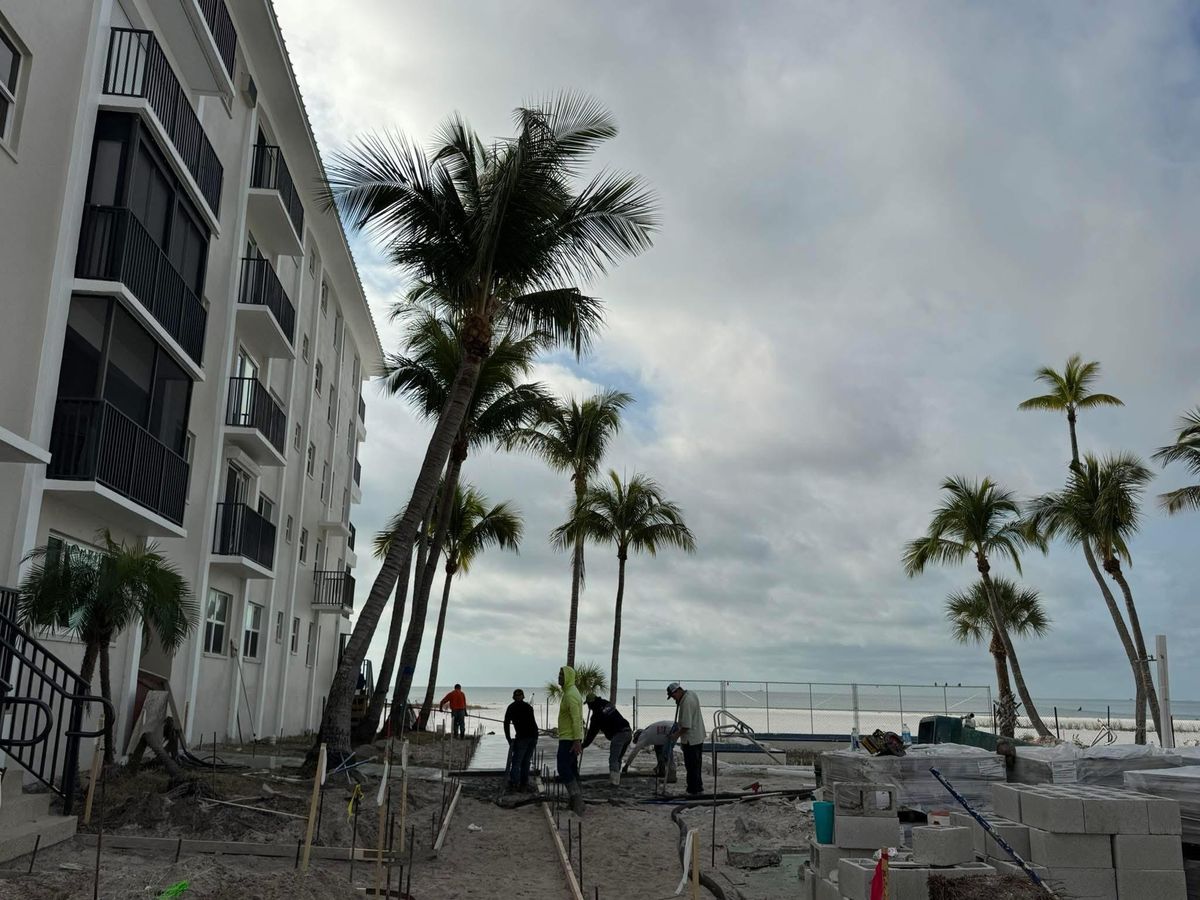 Site Preparation for All Phases Decorative Concrete in Sebring, FL