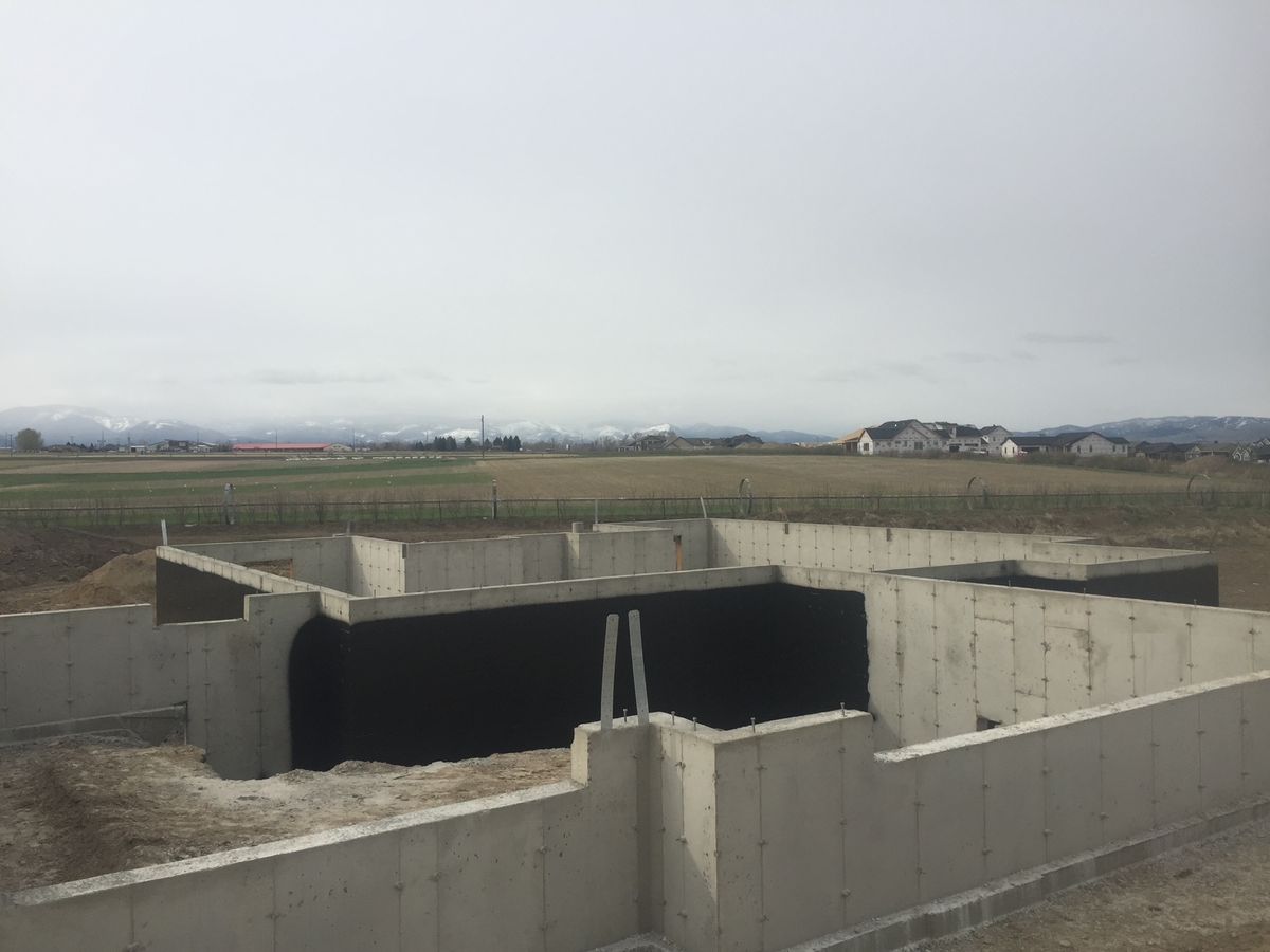 Grading /Dirt Work for R&H Homes in Bozeman, MT