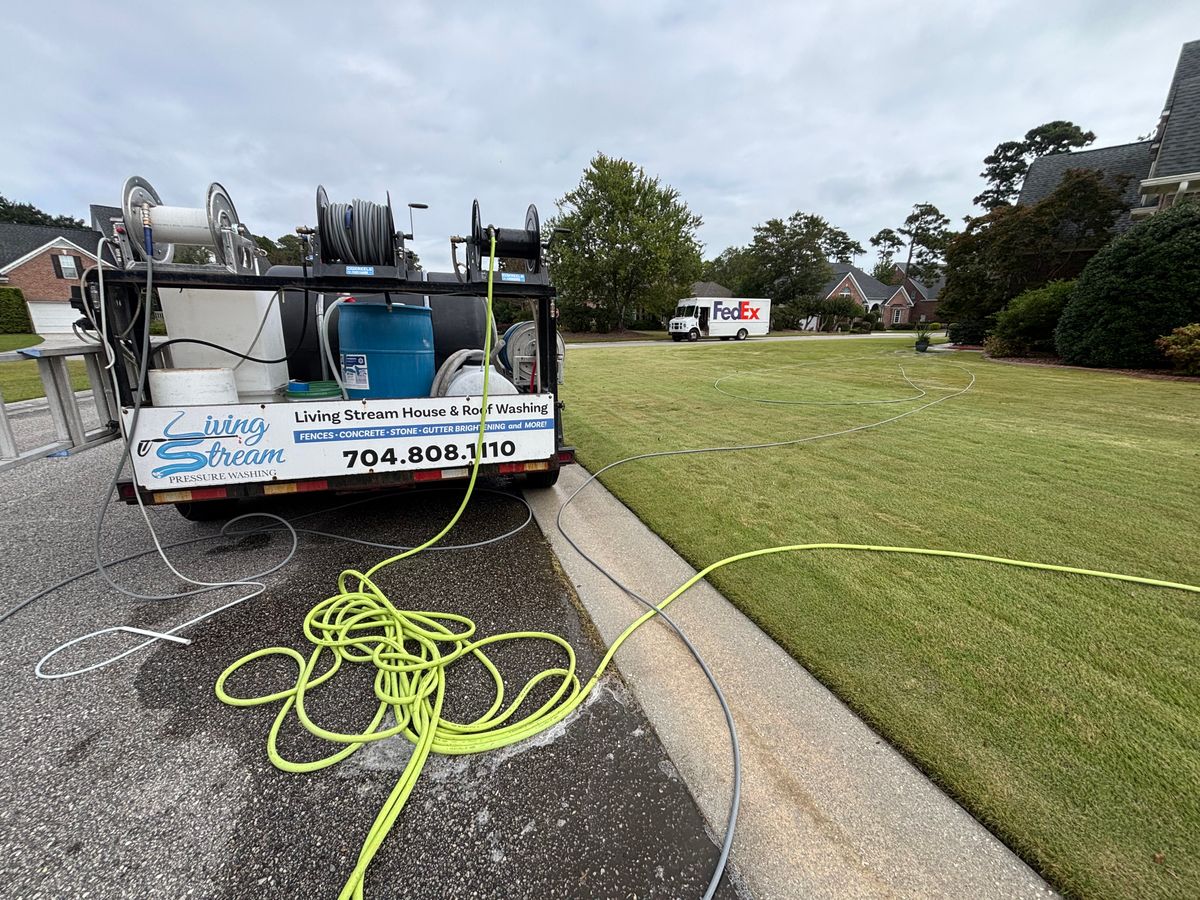 Home Softwash for Living Stream Pressure Washing in Wilmington, NC