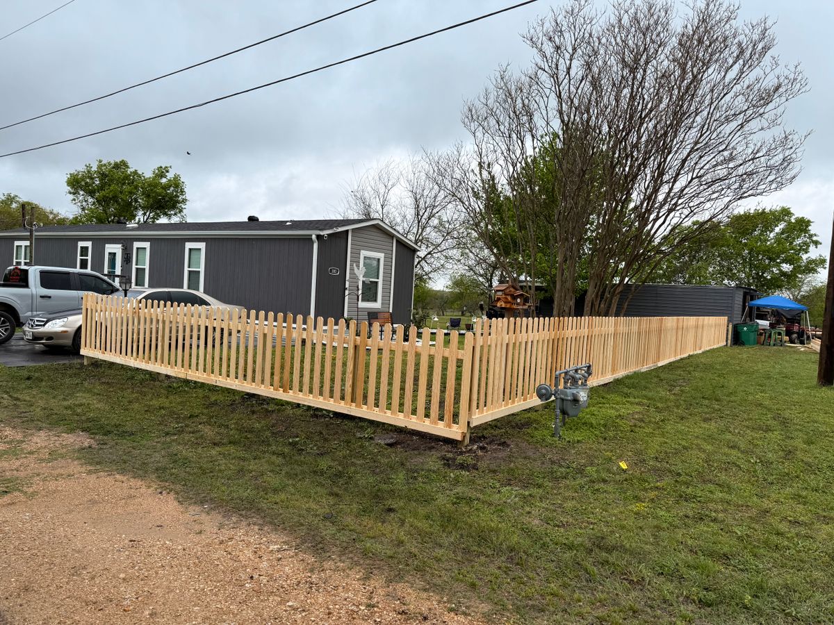 Fencing for R E Tanner Home Improvement in Buckholts, TX
