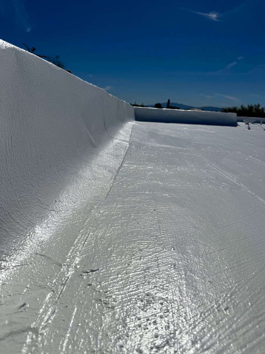 Roof Coating for Eco Form Construction in Tucson, AZ