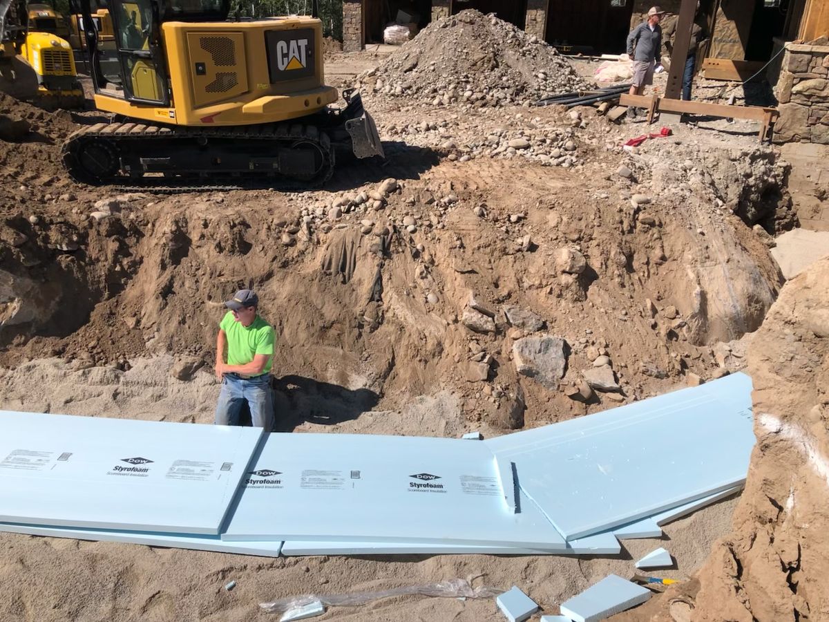 Foundation Excavation for Hansen Earth Works in Jackson, WY