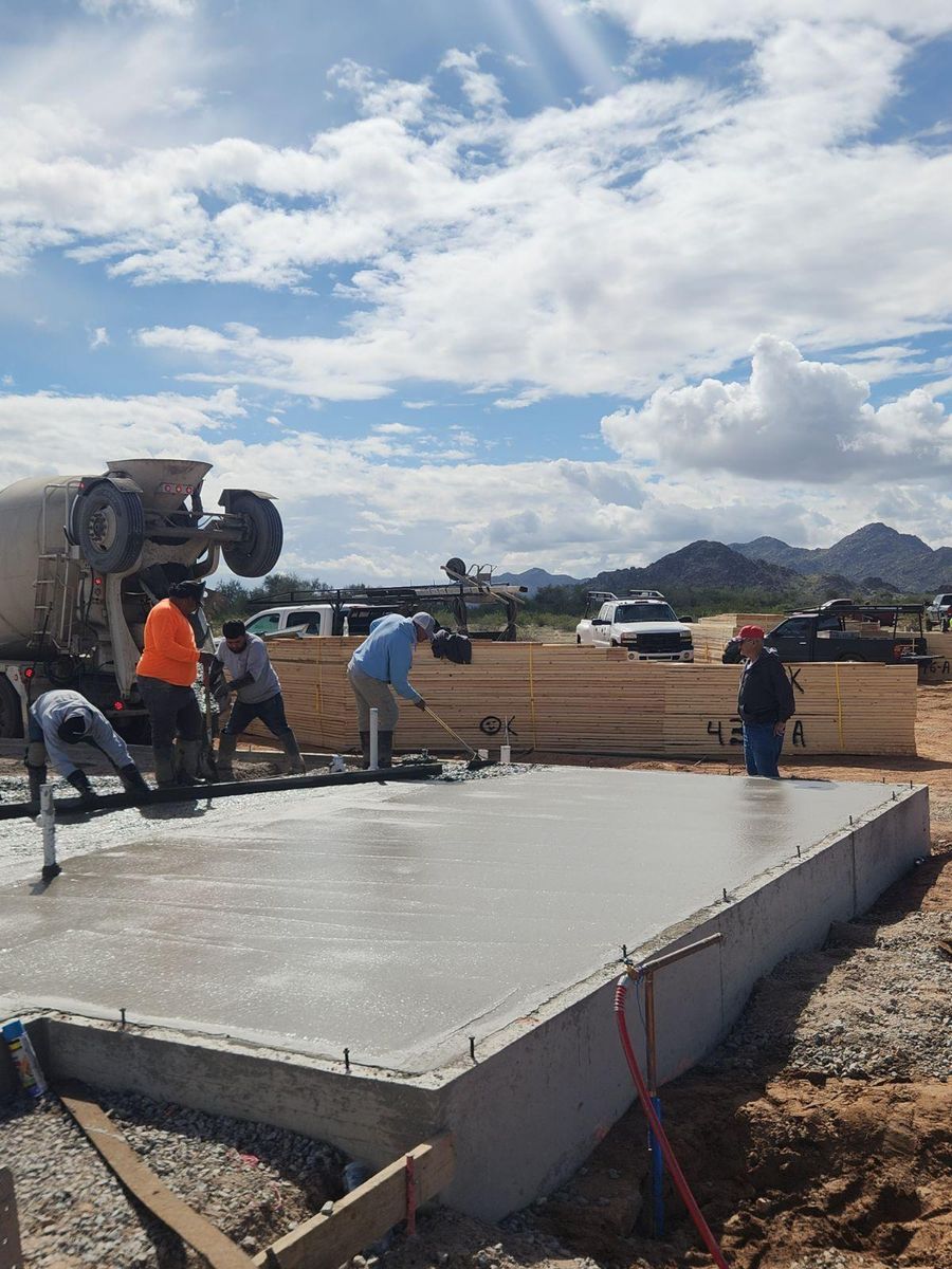Foundations for Rockin Custom Concrete  in Litchfield Park, AZ