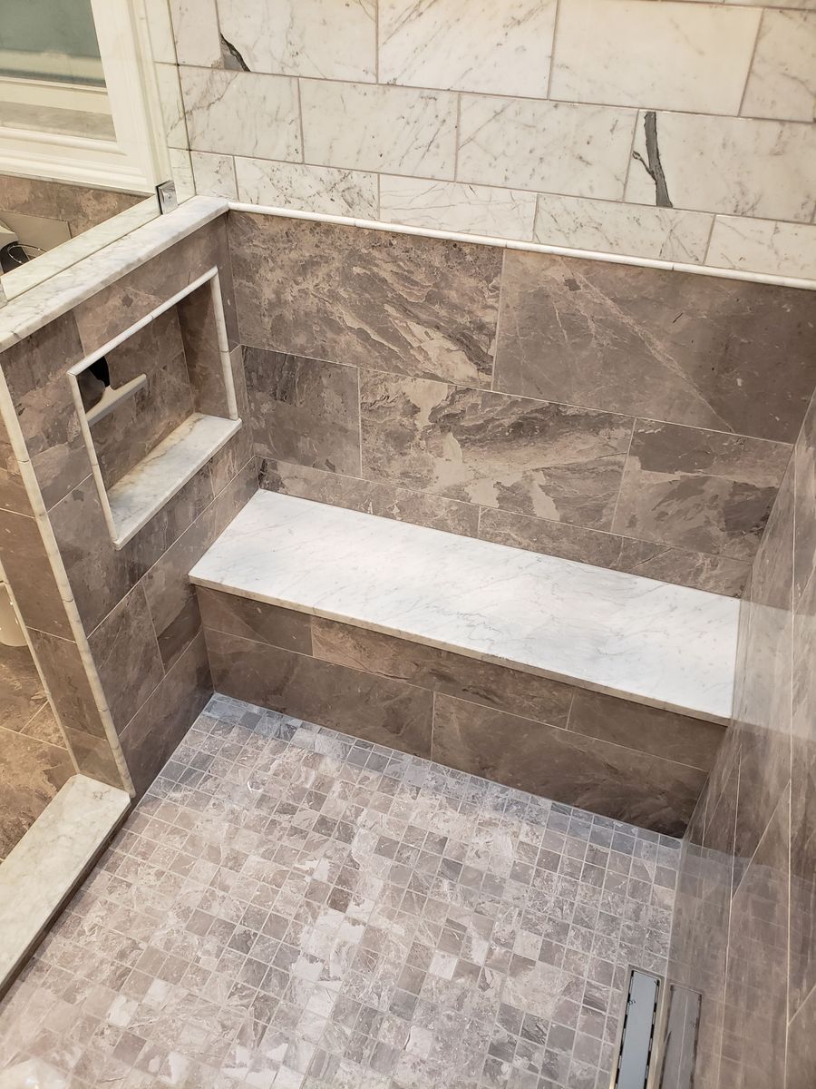 Bathroom Renovation for Demary Construction in Plattsburgh, NY