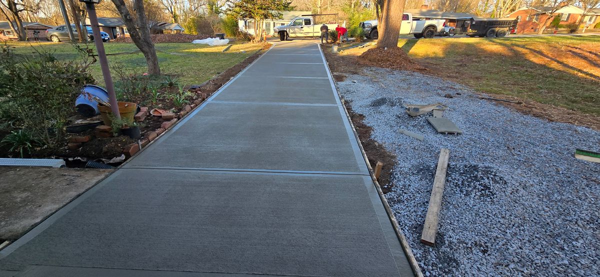 Concrete for JD Hardscapes & Landscaping LLC in Shelby, NC
