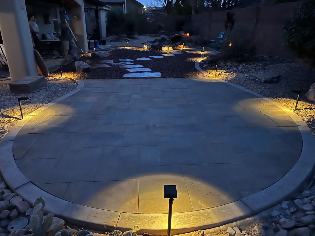 Patio Design & Construction for Villegas Landscape & Maintenance in St. George, UT