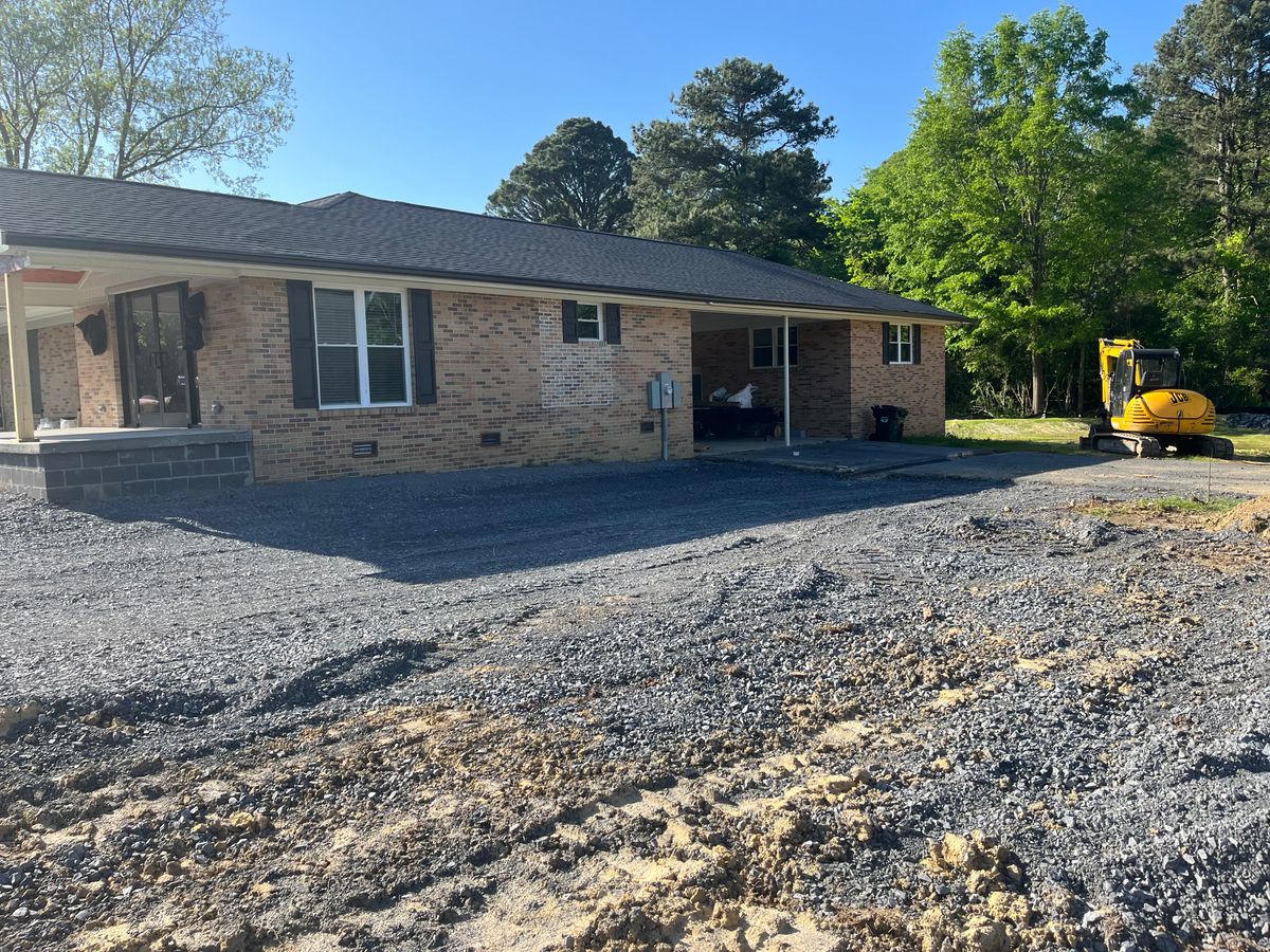 Site Preparation for J.P Landscaping and Excavation in Chattanooga, TN