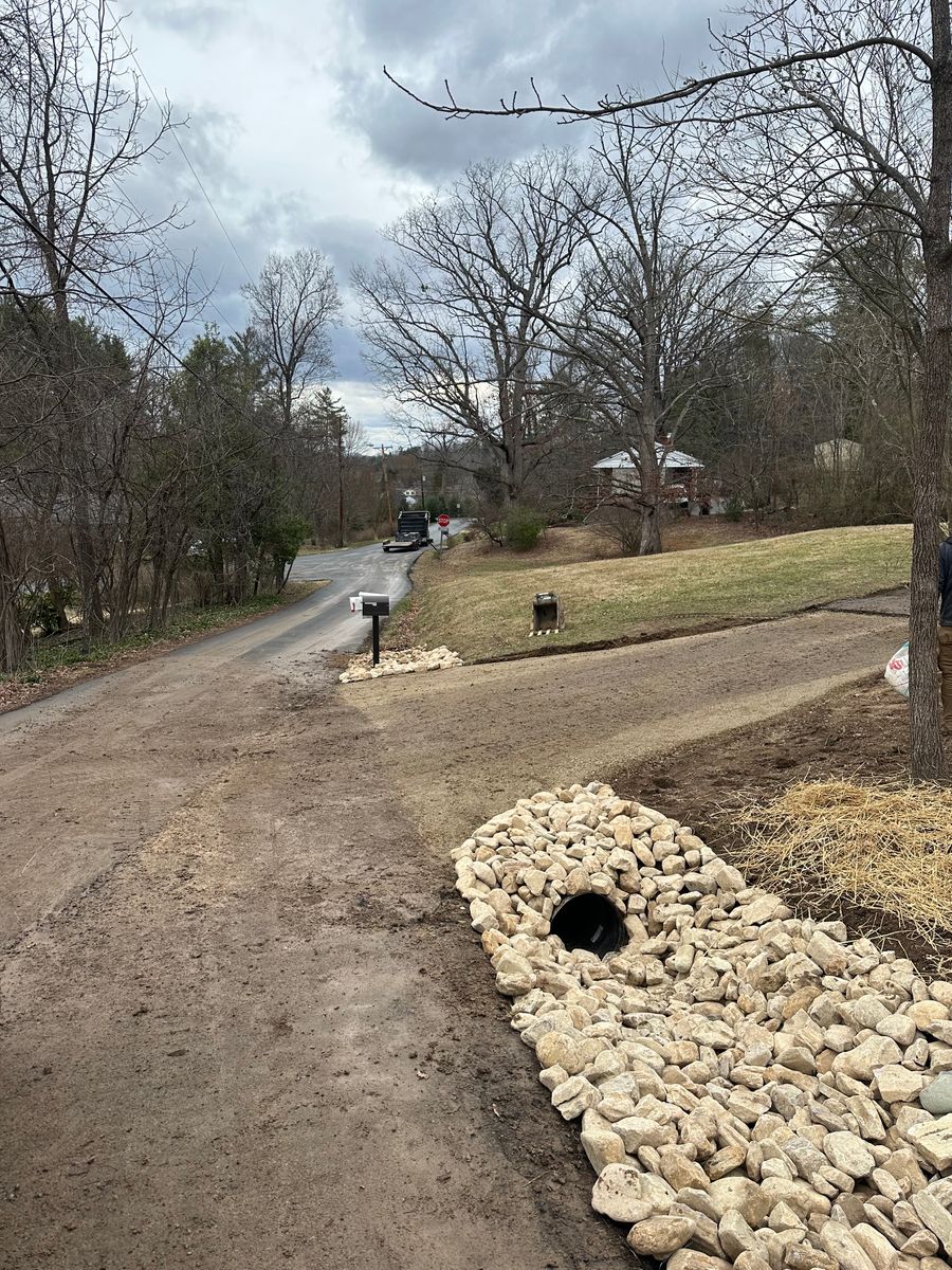 Grading for James R Carter Paving in Roanoke, VA