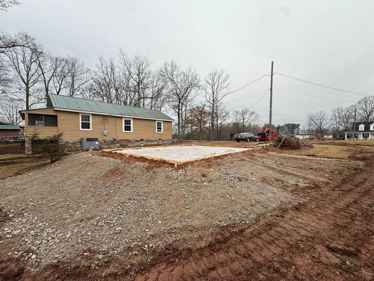 Foundation Pouring for DH Construction & Concrete in Roebuck, SC