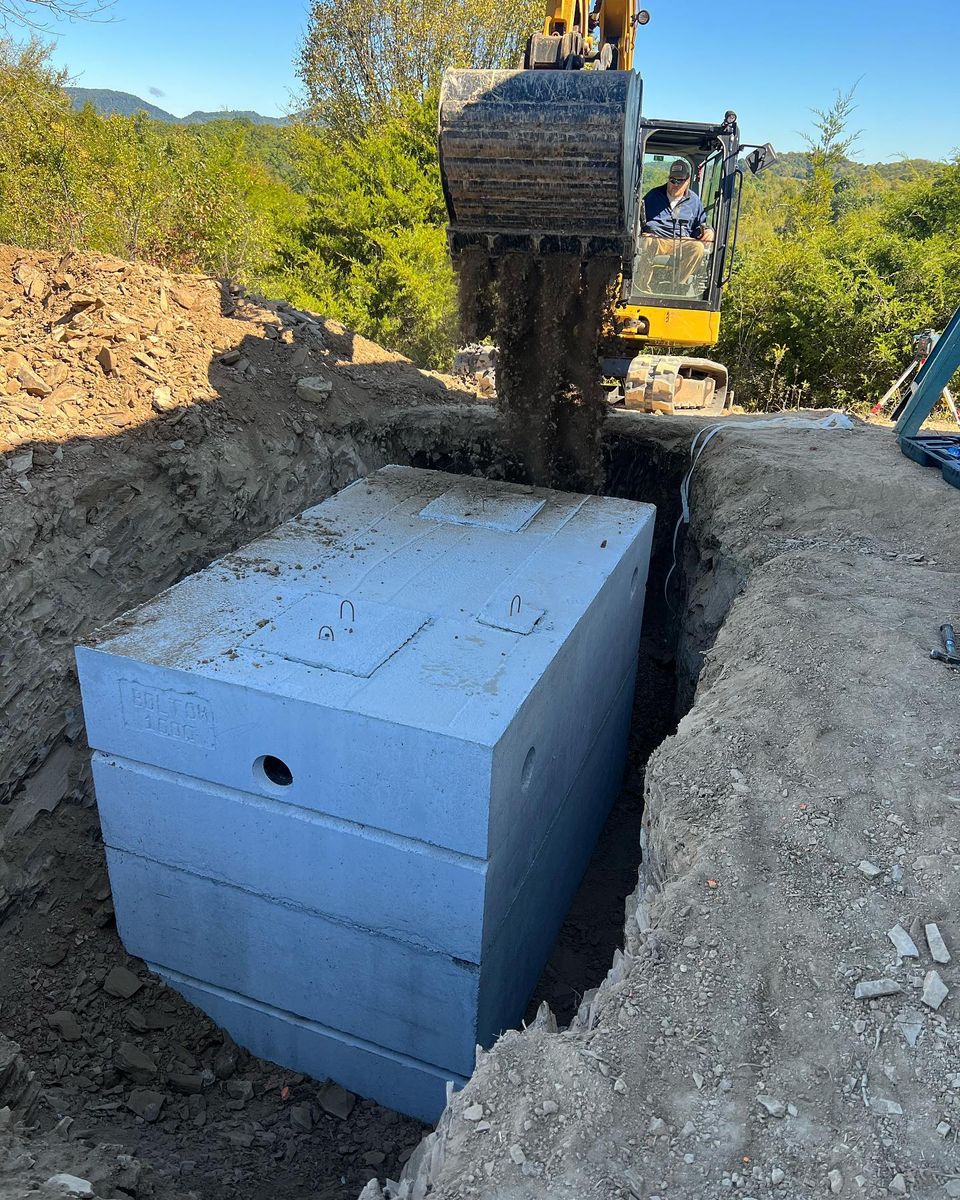 Septic System Installation for Bernard’s Outdoor Services in Greeneville, TN