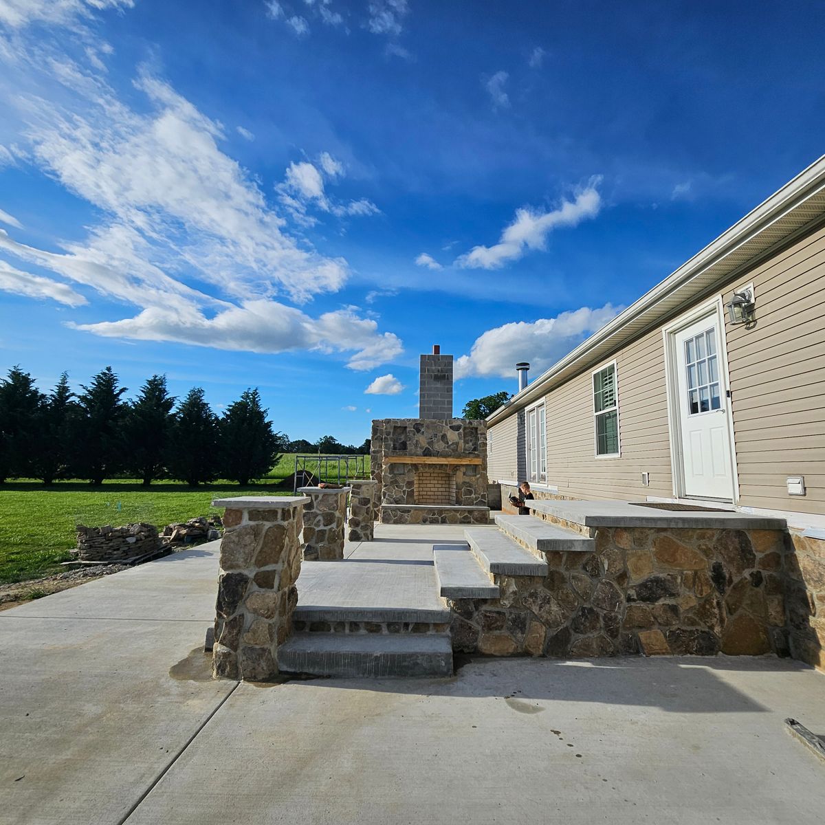 Patio Design & Construction for Miilan Construction in Boonville, NC