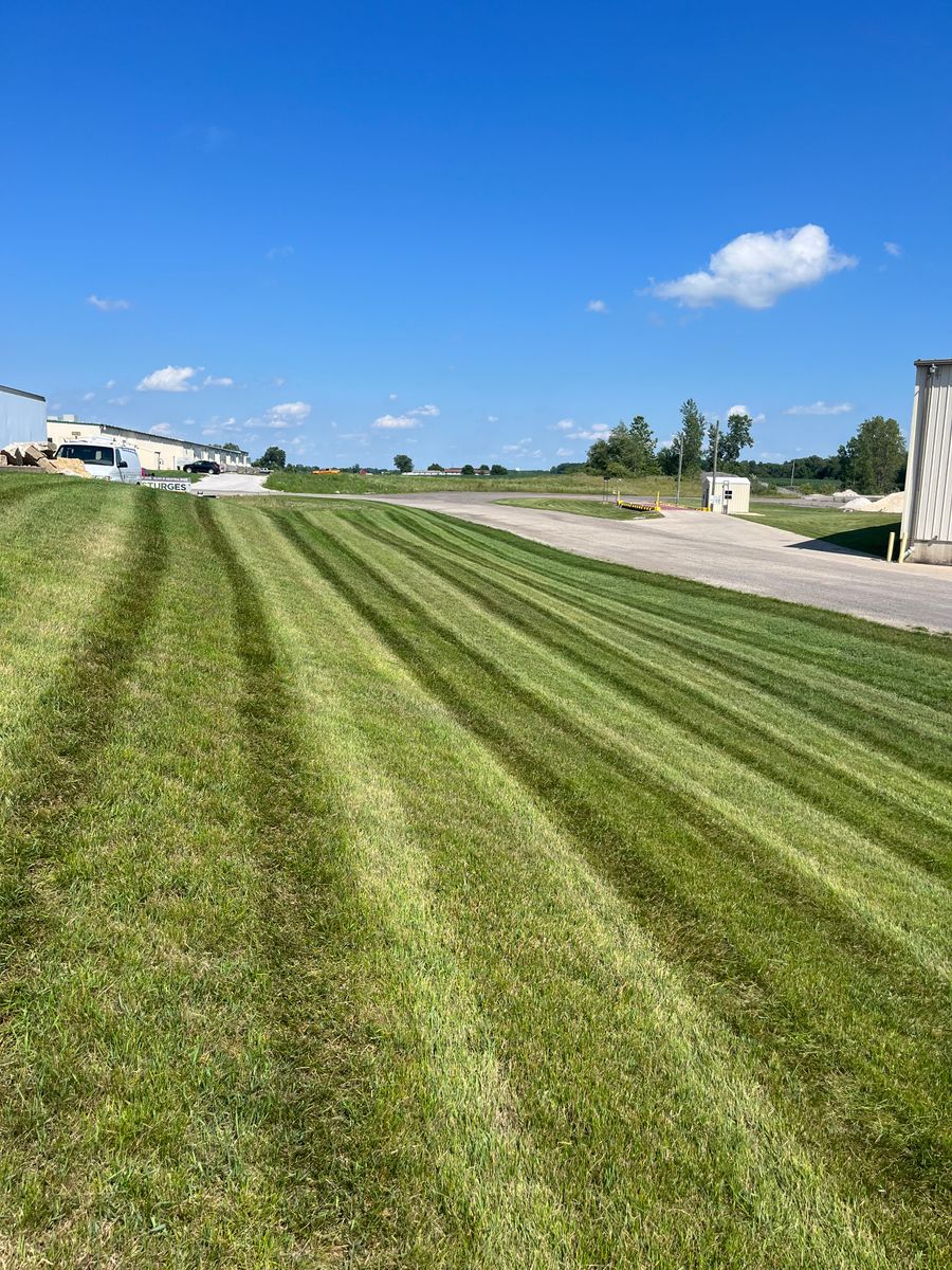 Routine Mowing for T.N.T Lawn Care, LLC in Wolcottville, IN